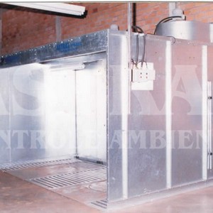 Cabine de pintura retrátil Cabine de pintura retrátil