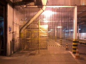 Cortina de pvc transparente Cortina de pvc transparente